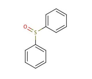 Diphenyl sulfoxide (CAS 945-51-7) - chemical structure image
