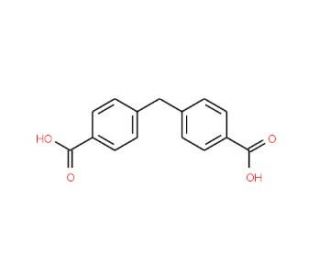 Diphenylmethane-4,4&prime;-dicarboxylic acid (CAS 790-83-0) - chemical structure image