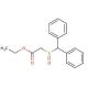 [(Diphenylmethyl)sulfinyl]acetic Acid Ethyl Ester (CAS 118286-19-4) - chemical structure image