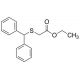 [(Diphenylmethyl)thio]acetic Acid Ethyl Ester (CAS 63547-23-9) - chemical structure image