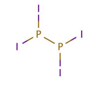 Diphosphorus tetraiodide (CAS 13455-00-0) - chemical structure image