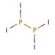 Diphosphorus tetraiodide (CAS 13455-00-0) - chemical structure image