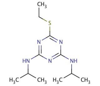 Dipropetryn (CAS 4147-51-7) - chemical structure image