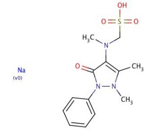 Dipyrone (CAS 68-89-3) - chemical structure image