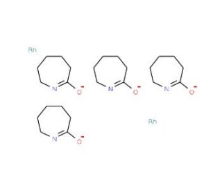 Dirhodium(II) tetrakis(caprolactam) (CAS 138984-26-6) - chemical structure image