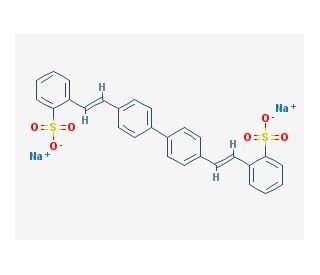 Disodium 4,4&prime;-bis(2-sulfostyryl)biphenyl (CAS 27344-41-8) - chemical structure image