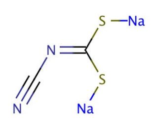 Disodium Cyanodithioimidocarbamate (CAS 138-93-2) - chemical structure image
