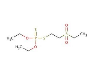 Disulfoton-sulfone (CAS 2497-06-5) - chemical structure image