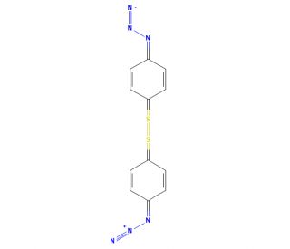 Dithiobis(phenylazide) (CAS 37434-06-3) - chemical structure image