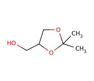 DL-1,2-Isopropylideneglycerol (CAS 100-79-8) - chemical structure image