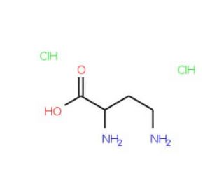 DL-2,4-Diaminobutyric acid dihydrochloride (CAS 65427-54-5) - chemical structure image
