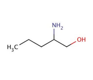 DL-2-Amino-1-pentanol (CAS 4146-04-7) - chemical structure image