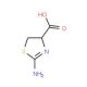 DL-2-Amino-2-thiazoline-4-carboxylic acid (CAS 2150-55-2) - chemical structure image