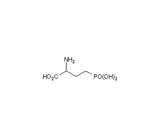 DL-2-Amino-4-phosphonobutanoic acid (AP4) (CAS 20263-07-4) - chemical structure image