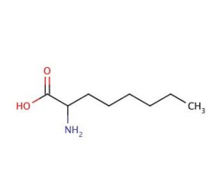 DL-2-Aminocaprylic acid (CAS 644-90-6) - chemical structure image