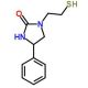 DL-2-Oxo-3-(2-mercaptoethyl)-5-phenylimidazolidine - chemical structure image