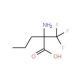 DL-2-(Trifluoromethyl)norvaline - chemical structure image