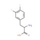 dl-3,4-Difluorophenylalanine (CAS 32133-36-1) - chemical structure image
