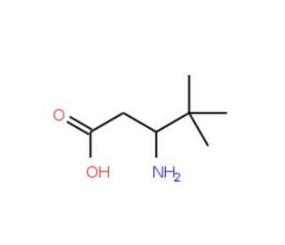 DL-3-t-butyl-beta-alanine (CAS 204191-43-5) - chemical structure image