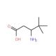 DL-3-t-butyl-beta-alanine (CAS 204191-43-5) - chemical structure image