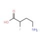 DL-4-Amino-2-fluorobutyric acid (CAS 34069-57-3) - chemical structure image