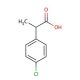 DL-4-Chloro-α-methylphenylacetic acid (CAS 938-95-4) - chemical structure image