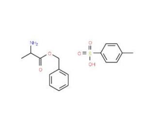DL-Alanine benzyl ester 4-toluenesulfonate salt (CAS 46229-47-4) - chemical structure image