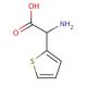 DL-α-Amino-2-thiopheneacetic acid (CAS 21124-40-3) - chemical structure image