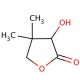 DL-α-Hydroxy-β,β-dimethyl-γ-butyrolactone (CAS 79-50-5) - chemical structure image