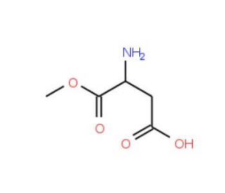 DL-Aspartic acid alpha-methyl ester (CAS 65414-77-9) - chemical structure image
