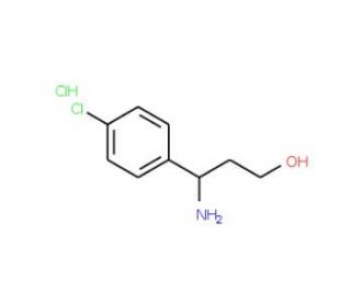 DL-beta-(4-chlorophenyl)alaninol hydrochloride - chemical structure image