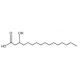 DL-β-Hydroxypalmitic acid (CAS 928-17-6) - chemical structure image