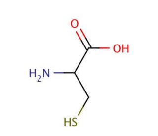 DL-Cysteine (CAS 3374-22-9) - chemical structure image