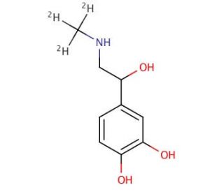 dl Epinephrine-d3 (CAS 1189977-29-4) - chemical structure image