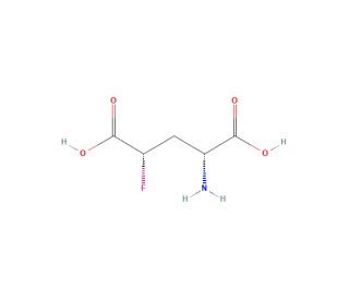 DL-erythro-4-Fluoroglutamic acid (CAS 91383-48-1) - chemical structure image