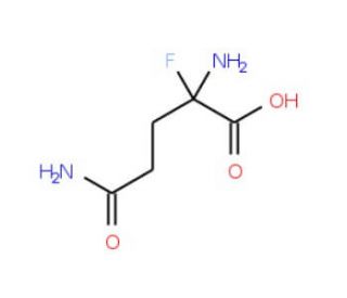 DL-erythro-4-Fluoroisoglutamine - chemical structure image