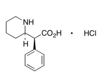 DL-erythro Ritalinic acid hydrochloride - chemical structure image
