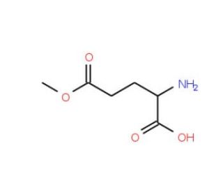 DL-Glutamic acid gamma-methyl ester (CAS 14487-45-7) - chemical structure image