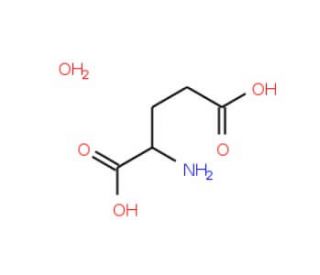 DL-Glutamic acid monohydrate (CAS 19285-83-7) - chemical structure image