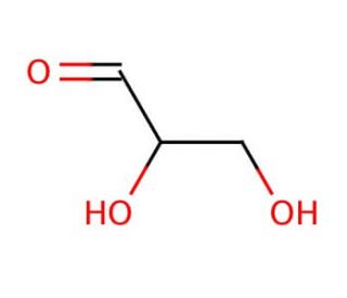 DL-Glyceraldehyde (CAS 56-82-6) - chemical structure image