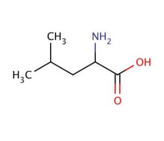 DL-Leucine (CAS 328-39-2) - chemical structure image