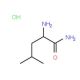 DL-Leucine amide hydrochloride (CAS 10466-60-1) - chemical structure image