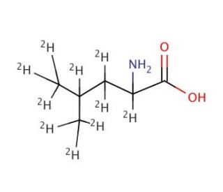 DL-Leucine-d10 (CAS 29909-01-1) - chemical structure image