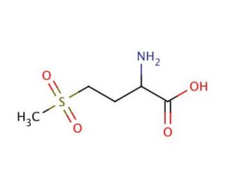 DL-Methionine sulfone (CAS 820-10-0) - chemical structure image