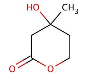 DL-Mevalonolactone (CAS 674-26-0) - chemical structure image