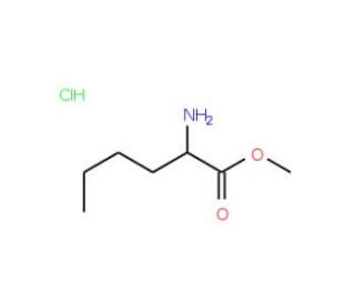 DL-Norleucine methyl ester hydrochloride (CAS 77300-48-2) - chemical structure image