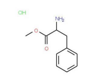 DL-Phenylalanine methyl ester hydrochloride (CAS 5619-07-8) - chemical structure image