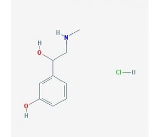 DL-Phenylephrine Hydrochloride (CAS 154-86-9) - chemical structure image