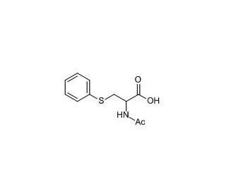DL-Phenylmercapturic Acid - chemical structure image