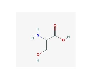 DL-Serine (CAS 302-84-1) - chemical structure image